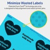 image:imageAvery Printable Heart Labels Sure Feed Technology 2932 x 12732 Bright Blue Labels PrinttoTheEdge LaserInkjet Printable 120 Total Great for Mailing Seals and Packaging120 labels