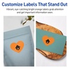 image:imageAvery Printable Heart Labels Sure Feed Technology 2932 x 12732 Bright Orange Labels PrinttoTheEdge LaserInkjet Printable 120 Total Great for Mailing Seals and Packaging480 labels