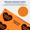 image:imageAvery Printable Heart Labels Sure Feed Technology 2932 x 12732 Bright Orange Labels PrinttoTheEdge LaserInkjet Printable 120 Total Great for Mailing Seals and Packaging480 labels