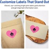 image:imageAvery Printable Heart Labels Sure Feed Technology 2932 x 12732 Bright Pink Labels PrinttoTheEdge LaserInkjet Printable 240 Total Great for Mailing Seals and Packaging960 labels