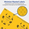 image:imageAvery Printable Hexagon Labels Sure Feed Technology 212 x 25764 Bright Yellow Labels PrinttoTheEdge LaserInkjet Printable 120 Total Great for Cosmetics and Jars480 labels