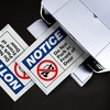 image:imageAvery Printable Warning Signs 35 x 5 WaterChemical Resistant 60 Removable Labels 61514Silver