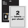 image:imageAvery Printable Warning Signs 35 x 5 WaterChemical Resistant 60 Removable Labels 61514Silver