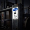 image:imageAvery Printable Warning Signs 35 x 5 WaterChemical Resistant 60 Removable Labels 61514Silver