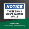image:imageAvery Printable Warning Signs 35 x 5 WaterChemical Resistant 60 Removable Labels 61514White
