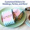 image:imageAvery Professionally Printed Custom Stickers 25 Round Personalized Stickers Matte White Paper Design Your Own Custom Decals Great for Branding Gifts and MoreMatte White Paper