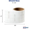 image:imageAvery TouchGuard Protective Shield Active Agents Built in to Protect The Film 4 x 30 1 Roll SelfAdhesive Conformable Clear Film Avery 27801
