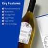 image:imageAvery TrueBlock Matte White Arched Labels Sure Feed Technology 475 x 35 200 Matte White Labels PrinttoTheEdge LaserInkjet Printable Great for Packaging and Product Merchandising40 labels