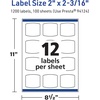 image:imageAvery TrueBlock Matte White Arched Square Labels Sure Feed Technology 2 x 2316 120 Matte White Labels PrinttoTheEdge LaserInkjet Printable Great for Packaging and Product Merchandising1 200 labels