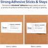 image:imageAvery Waterproof Labels with Ultrahold Adhesive 2 x 4 Case of 500 Labels for Laser Printers 15513