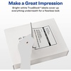 image:imageShipping Labels w TrueBlock Technology Inkjet Printers 55 x 85 White 2Sheet 25 SheetsPack Sold as 5 Pack