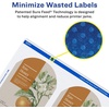 image:imageTextured White PrinttotheEdge Arched Labels 434x35in labels 40PK  2EA1
