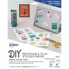 image:imageAvery Durable DIY Sticker Paper 85 x 11 Removable Surface Safe Adhesive WaterResistant with Laser or PigmentInkjet Printers 3 FullSize Label Sheets 615120