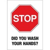 image:imageAvery Preprinted Wall Decals Mask Required Beyond This Point Safety Signs 7 x 10 Red Tear and Water Resistant 5 Removable Wall Signs 83177Stop Wash Your Hands