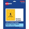 image:imageAvery Printable Hexagon Labels Sure Feed Technology 212 x 25764 Bright Yellow Labels PrinttoTheEdge LaserInkjet Printable 120 Total Great for Cosmetics and Jars240 labels