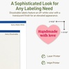 image:imageAvery Dissolvable Heart Labels Sure Feed Technology 2932 x 12732 Matte White PrinttoTheEdge LaserInkjet Printable 300 Labels Total300 labels