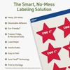 image:imageAvery Dissolvable Star Labels Sure Feed Technology 214 x 238 Matte White PrinttoTheEdge LaserInkjet Printable 300 Labels Total60 labels