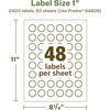 image:imageAvery EcoFriendly Matte White Recycled Starburst Labels 1 PrinttoTheEdge Matte White Labels Permanent Adhesive LaserInkjet Printable 480 Total2 400 labels