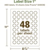 image:imageAvery EcoFriendly Matte White Recycled Starburst Labels 1 PrinttoTheEdge Matte White Labels Permanent Adhesive LaserInkjet Printable 480 Total480 labels