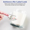 image:imageAvery Glossy Clear Oval Scalloped Labels Sure Feed Technology 118 x 214 525 Glossy Clear Labels PrintToTheEdge LaserInkjet Printable2 100 labels