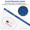 image:imageAvery Glossy Clear Oval Scalloped Labels Sure Feed Technology 2 x 3 80 Glossy Clear Labels PrinttoTheEdge LaserInkjet Printable800 labels