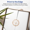 image:imageAvery Glossy Clear Starburst Labels Sure Feed Technology 3 150 Glossy Clear Labels PrinttoTheEdge LaserInkjet Printable300 labels