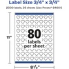 image:imageAvery Glossy White Heart Labels Sure Feed Technology 075 x 075 800 Glossy White Labels PrinttoTheEdge Permanent Adhesive LaserInkjet Printable2 000 labels