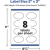 image:imageAvery Glossy White Oval Scalloped Labels Sure Feed Technology 2 x 3 200 Glossy White Labels PrinttoTheEdge Permanent Adhesive LaserInkjet Printable800 labels