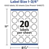 image:imageAvery Glossy White Starburst Labels Sure Feed Technology 175 200 Glossy White Labels PrinttoTheEdge Permanent Adhesive LaserInkjet Printable1 000 labels