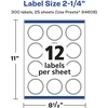 image:imageAvery Glossy White Starburst Labels Sure Feed Technology 225 120 Glossy White Labels PrinttoTheEdge Permanent Adhesive LaserInkjet Printable300 labels