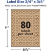 image:imageAvery Kraft Brown Heart Labels Sure Feed Technology 075 x 075 1200 Kraft Brown Labels PrinttoTheEdge LaserInkjet Printable4 000 labels