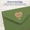 image:imageAvery Kraft Brown Heart Labels Sure Feed Technology 15 x 15 300 Kraft Brown Labels PrintToTheEdge LaserInkjet Printable300 labels