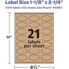 image:imageAvery Kraft Brown Oval Scalloped Labels Sure Feed Technology 118 x 214 315 Kraft Brown Labels PrinttoTheEdge LaserInkjet Printable2 100 labels