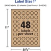 image:imageAvery Kraft Brown Starburst Labels Sure Feed Technology 1 1200 Kraft Brown Labels PrintToTheEdge LaserInkjet Printable2 400 labels