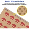image:imageAvery Kraft Brown Starburst Labels Sure Feed Technology 1 1200 Kraft Brown Labels PrintToTheEdge LaserInkjet Printable4 800 labels