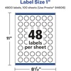 image:imageAvery Matte Clear Starburst Labels Sure Feed Technology 1 1200 Matte Clear Labels PrinttoTheEdge LaserInkjet Printable4 800 labels