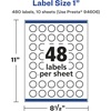 image:imageAvery Matte Clear Starburst Labels Sure Feed Technology 1 1200 Matte Clear Labels PrinttoTheEdge LaserInkjet Printable480 labels