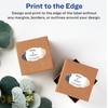 image:imageAvery Matte White Oval Scalloped Labels Sure Feed Technology 2 x 3 200 Matte White Printable Labels2 000 Labels