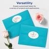 image:imageAvery Matte White Oval Scalloped Labels Sure Feed Technology 2 x 3 200 Matte White Printable Labels800 Labels