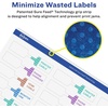 image:imageAvery Matte White Removable Barbell Labels Sure Feed Technology 05 x 25 675 Removable Labels LaserInkjet Printable1 125 labels
