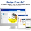image:imageAvery Matte White Removable Star Labels Sure Feed Technology PrinttoTheEdge 214 x 238 180 Removable Labels LaserInkjet Printable1 200 labels