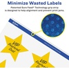 image:imageAvery Matte White Removable Star Labels Sure Feed Technology PrinttoTheEdge 214 x 238 180 Removable Labels LaserInkjet Printable1 200 labels