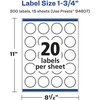 image:imageAvery Matte White Removable Starburst Labels Sure Feed Technology PrinttoTheEdge 175 300 Removable Labels LaserInkjet Printable300 labels
