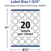 image:imageAvery Matte White Starburst Labels Sure Feed Technology 175 500 Matte White Printable Labels1 000 Labels