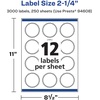 image:imageAvery Matte White Starburst Labels Sure Feed Technology 225 300 Matte White Printable Labels3 000 Labels