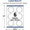 image:imageAvery Matte White Starburst Labels Sure Feed Technology 3 150 Matte White Printable Labels300 Labels