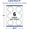 image:imageAvery Matte White Starburst Labels Sure Feed Technology 3 150 Matte White Printable Labels600 Labels