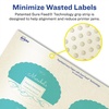 image:imageAvery Pearlized Ivory Oval Scalloped Labels Sure Feed Technology PrinttoTheEdge 2 x 3 80 Pearlized Ivory Labels LaserInkjet Printable400 labels