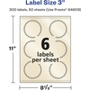 image:imageAvery Pearlized Ivory Starburst Labels Sure Feed Technology PrinttoTheEdge 3 150 Pearlized Ivory Labels LaserInkjet Printable300 labels