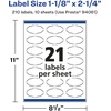 image:imageAvery Printable Durable White Oval Scalloped Labels Sure Feed Technology 118 x 214 PrinttotheEdge Waterproof Labels Laser amp PigmentBased Inkjet Compatible 210 Total210 labels